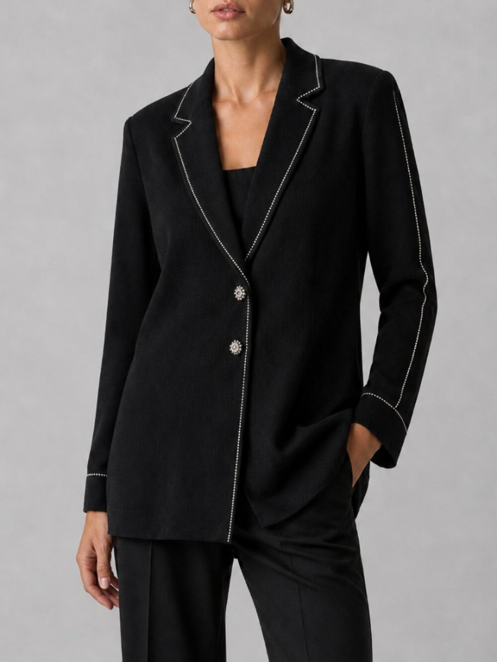 St. John Evening Santana Knit Blazer